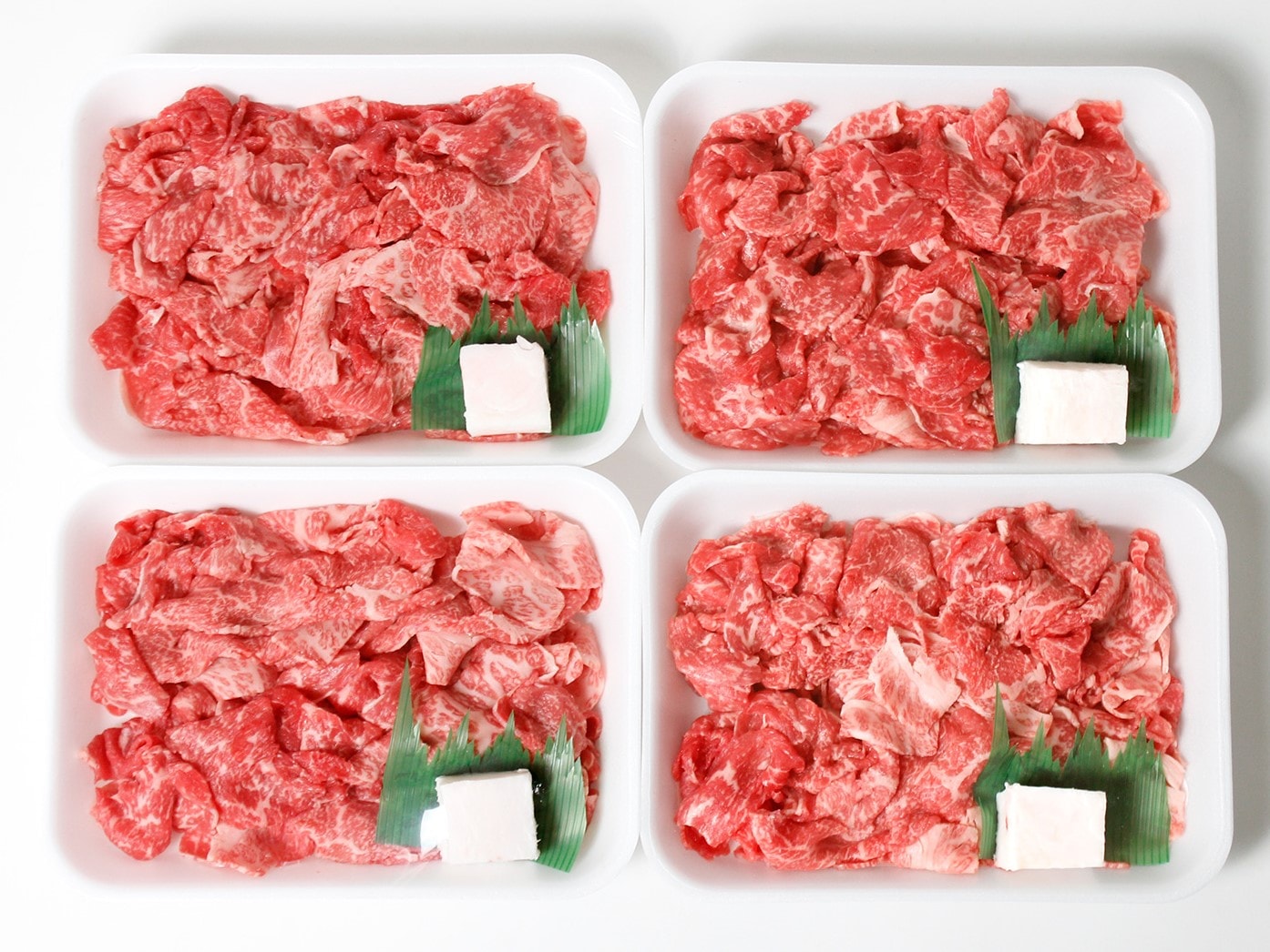 かずさ和牛　切り落し肉 275ｇ×4パック　合計1,100ｇ　