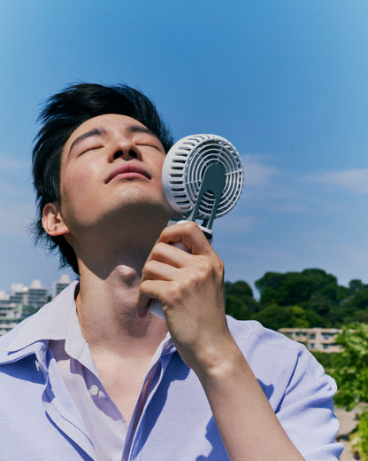 cado ハンディファン　STREAM mini　ポーチ付き[同友会]