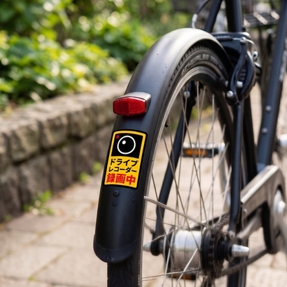 自転車用ドライブレコーダー＆ボイスレコーダー あんしんREC