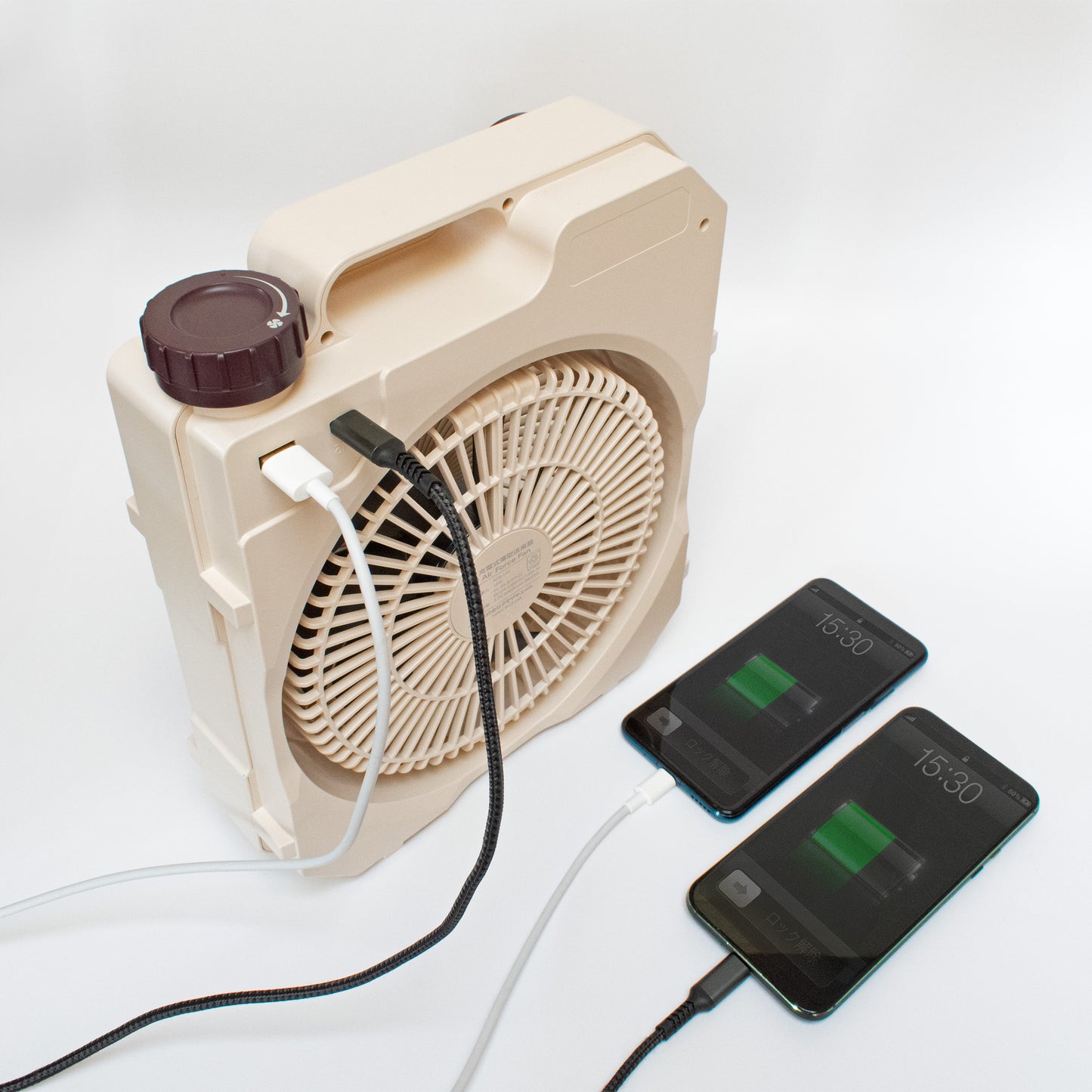 充電式薄型送風扇「エアフォースファン」