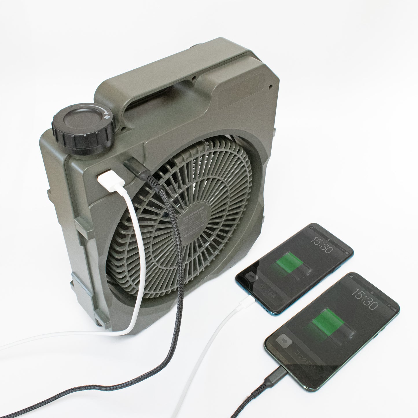 充電式薄型送風扇「エアフォースファン」