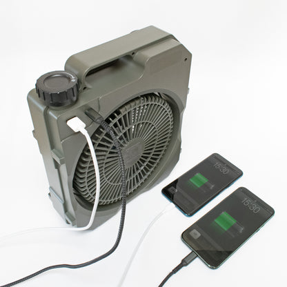 充電式薄型送風扇「エアフォースファン」