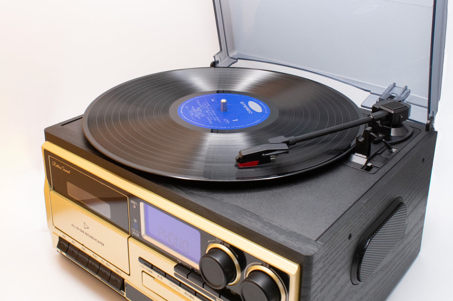 デジタル録音ができるレコードプレーヤー【AR-01G】